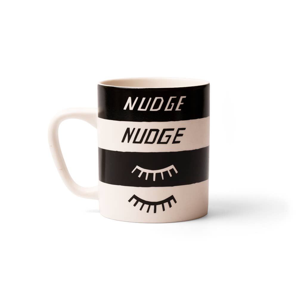 Nudge Nudge Wink Wink | Mug | Bigger Smaller, Funnier