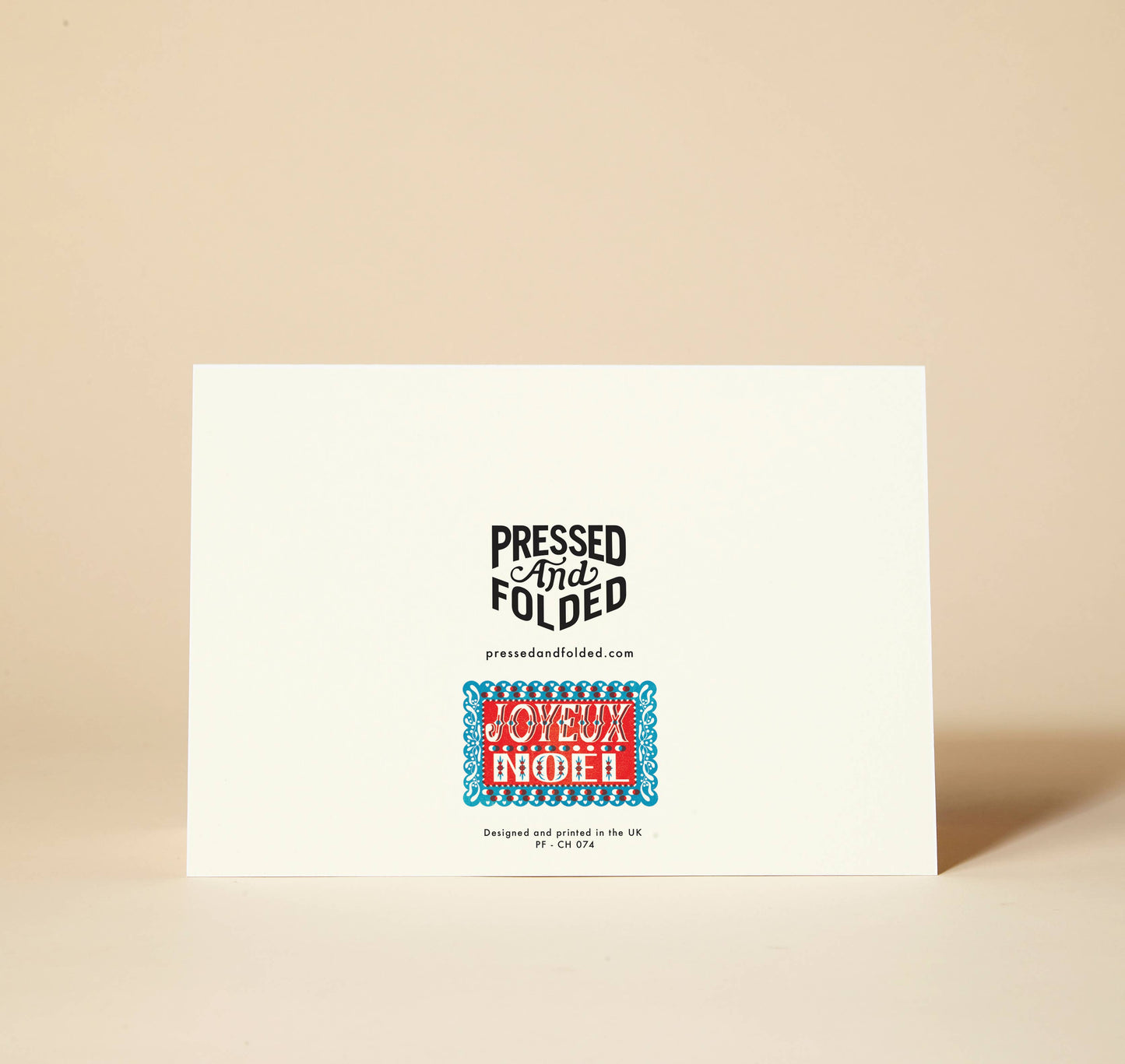 Joyeux Noel Christmas Card