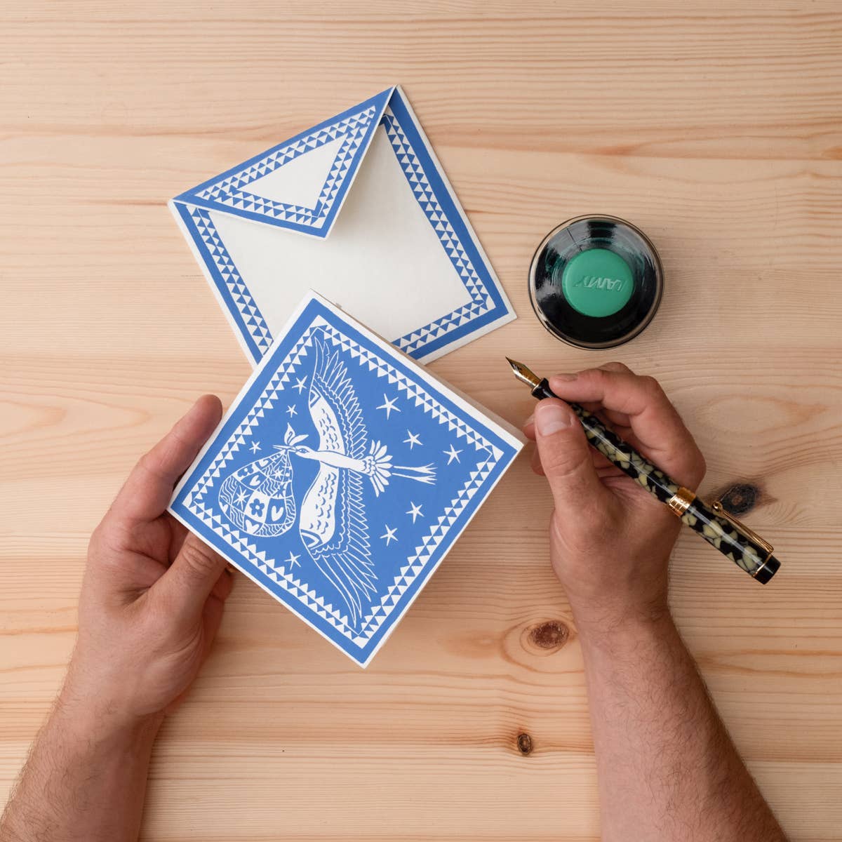 Hand Printed Greetings Cards