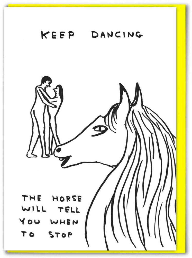 Funny Birthday Card - Keep Dancing Greetings Card
