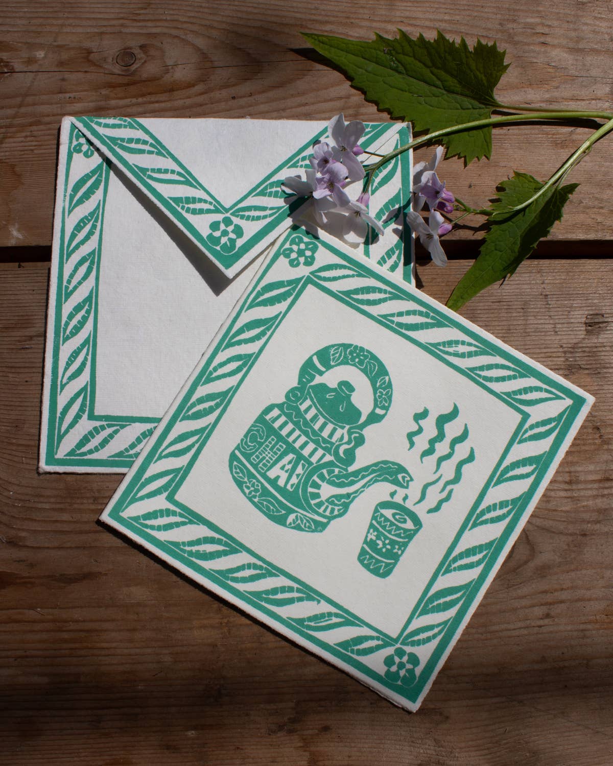 Hand Printed Greetings Cards