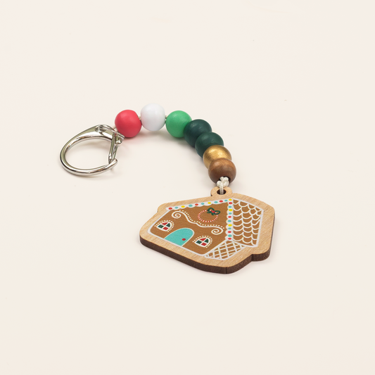 Make Your Own Gingerbread House Keyring