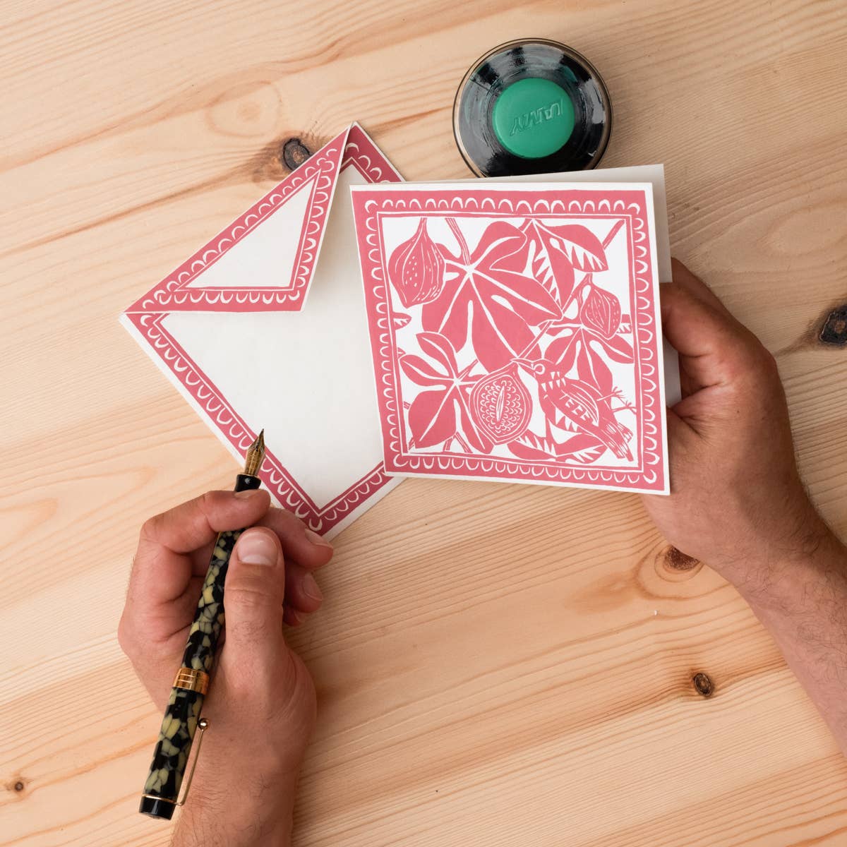 Hand Printed Greetings Cards