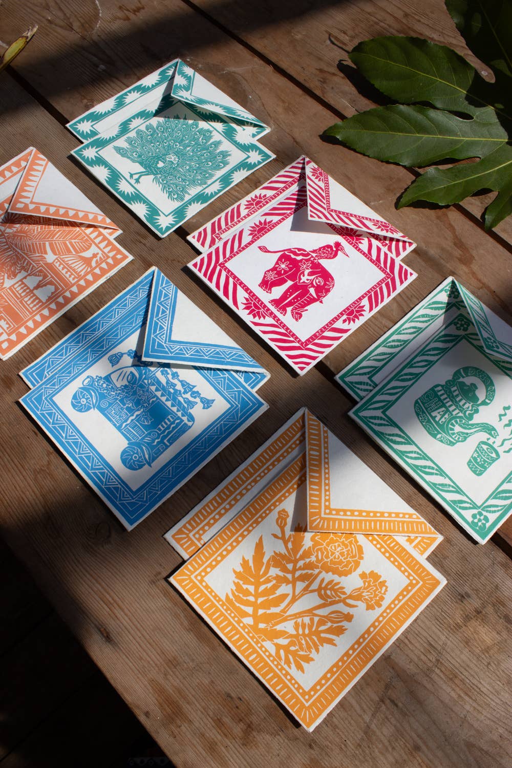 Hand Printed Greetings Cards