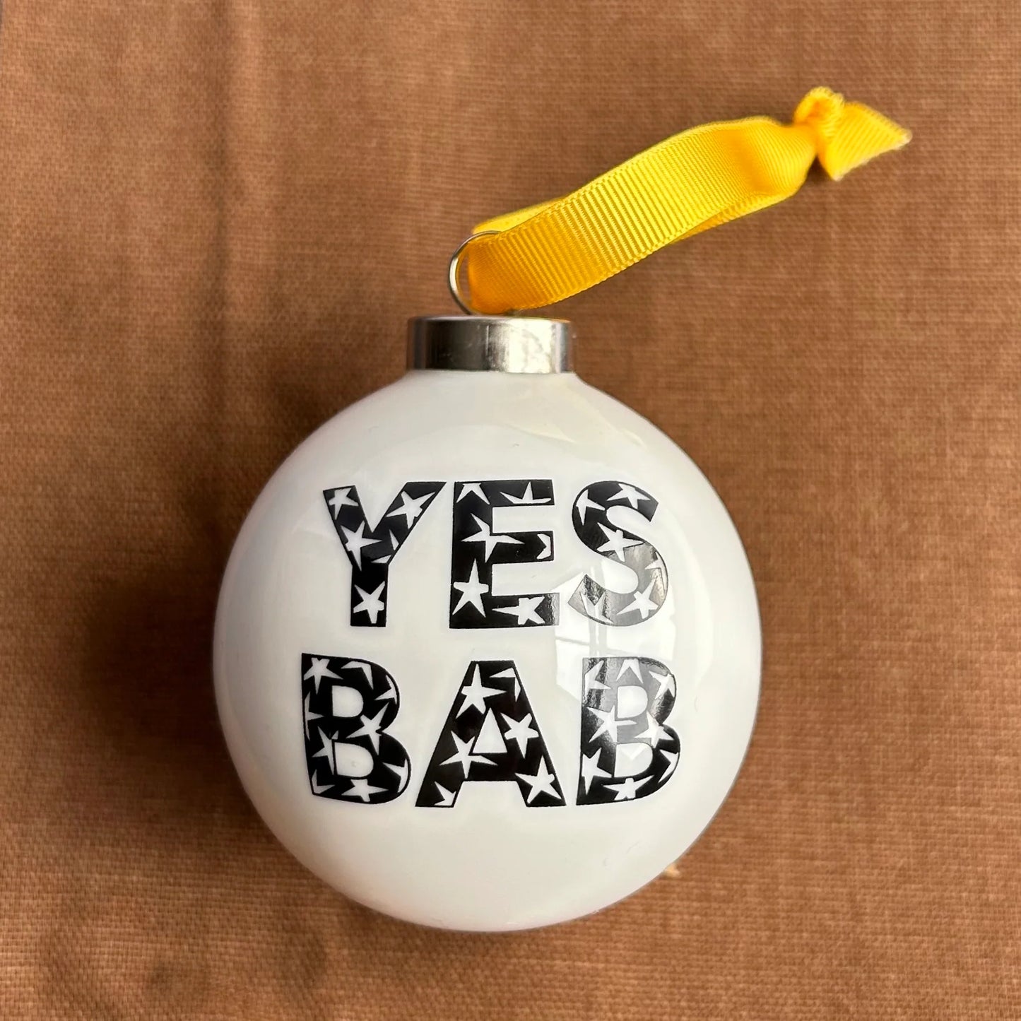 YES BAB 2025 ceramic bauble
