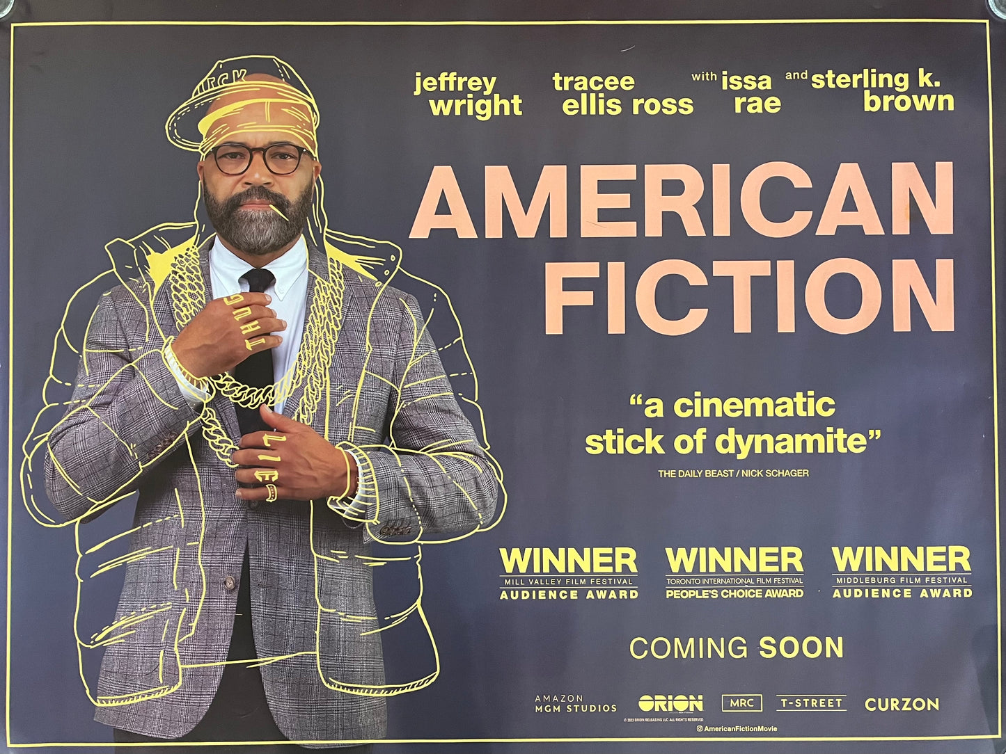 'American Fiction' Poster