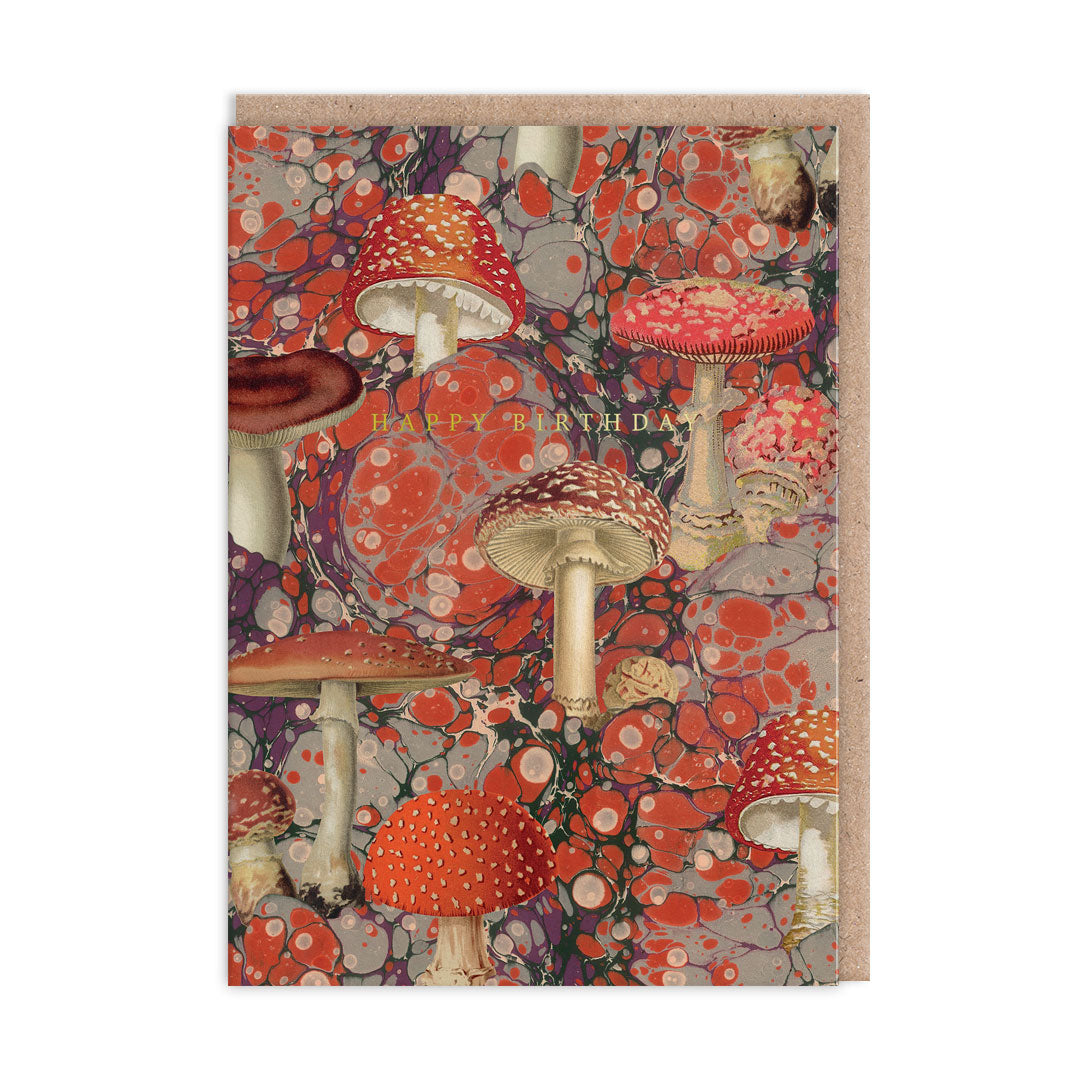 Marble Fungi Greeting Card