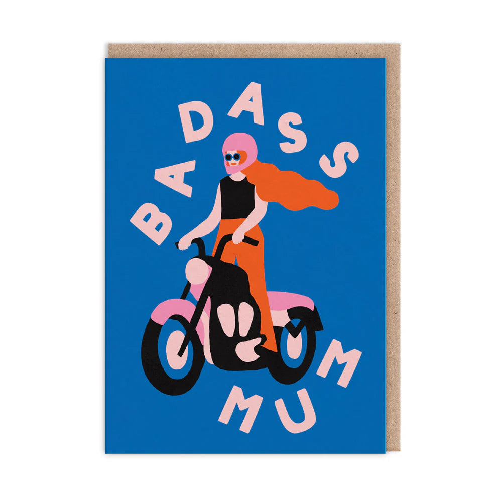 Badass Mum Greeting Card