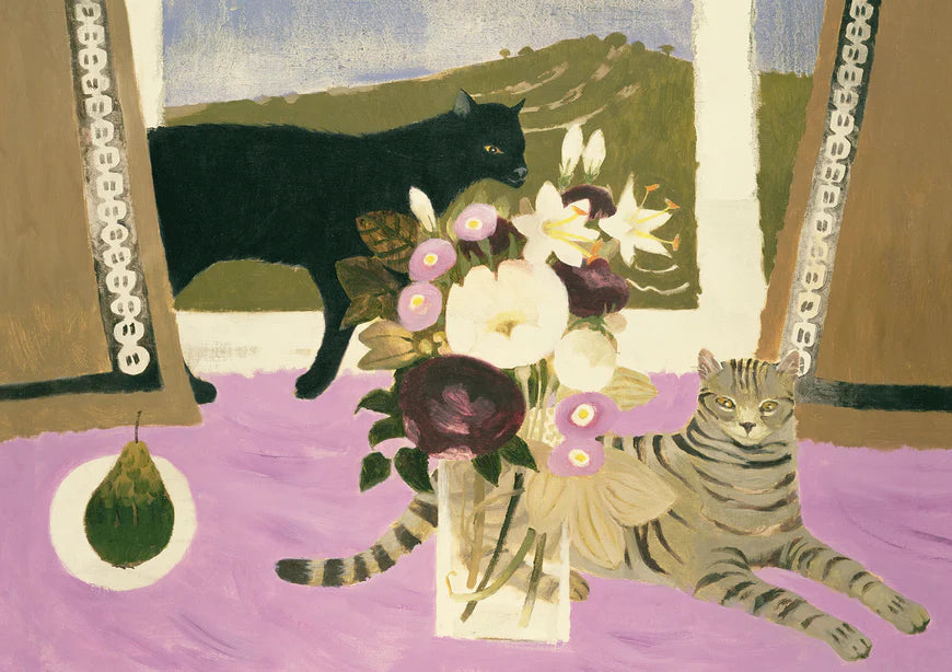 Mary Fedden - Two Cats