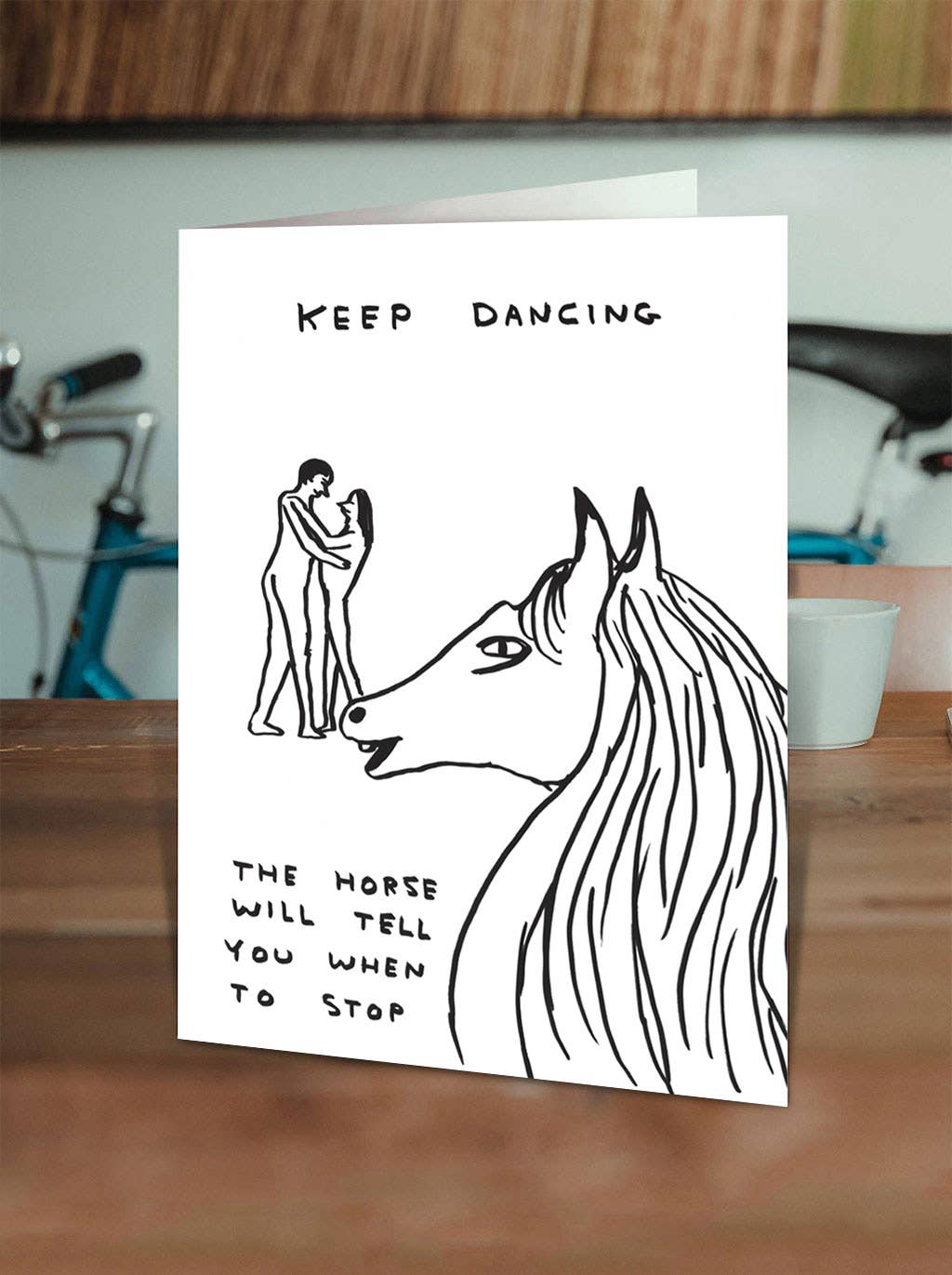 Funny Birthday Card - Keep Dancing Greetings Card