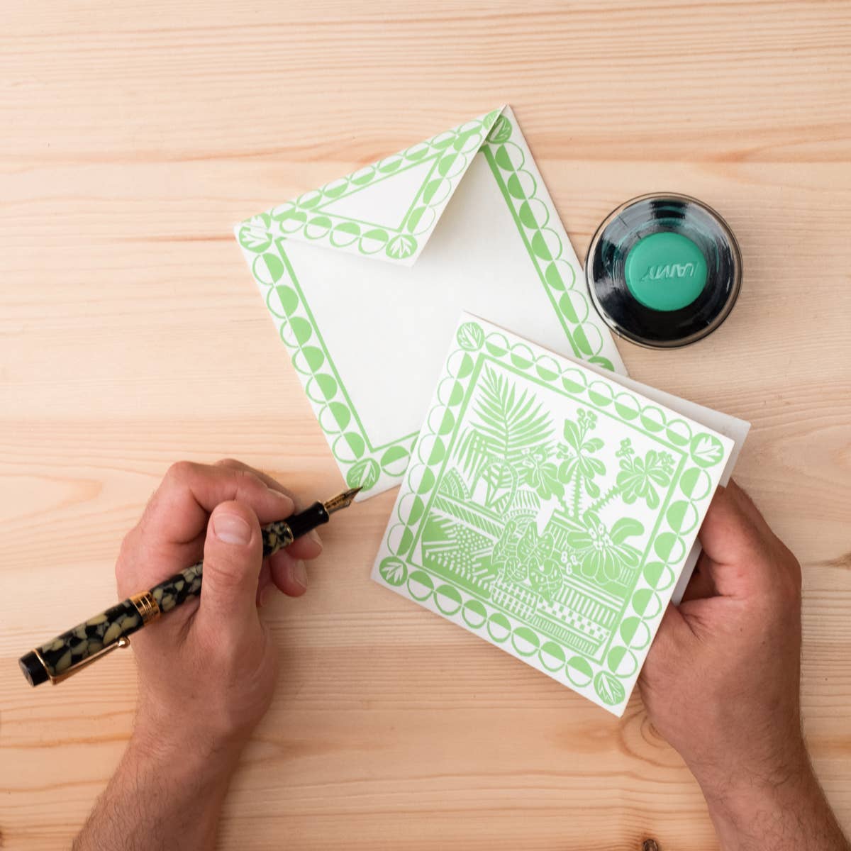 Hand Printed Greetings Cards
