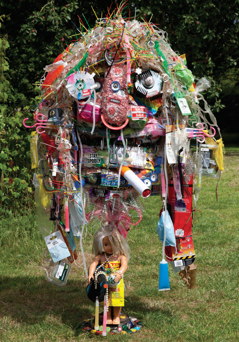 Face of Waste Grayson’s Art Club Postcard