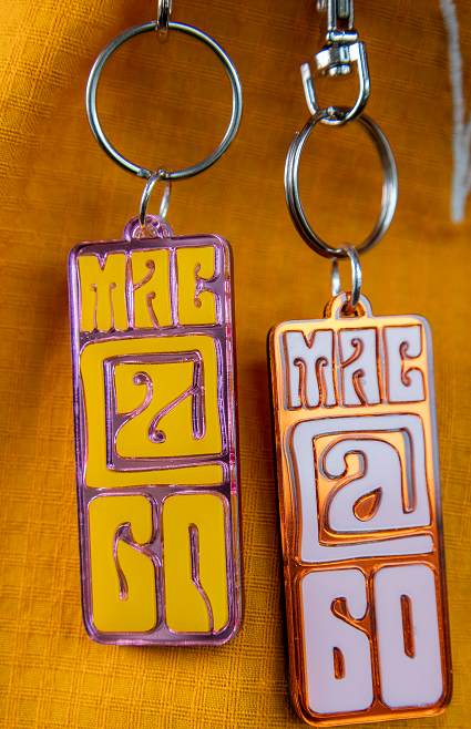MAC at 60 Keyring - Various Colours