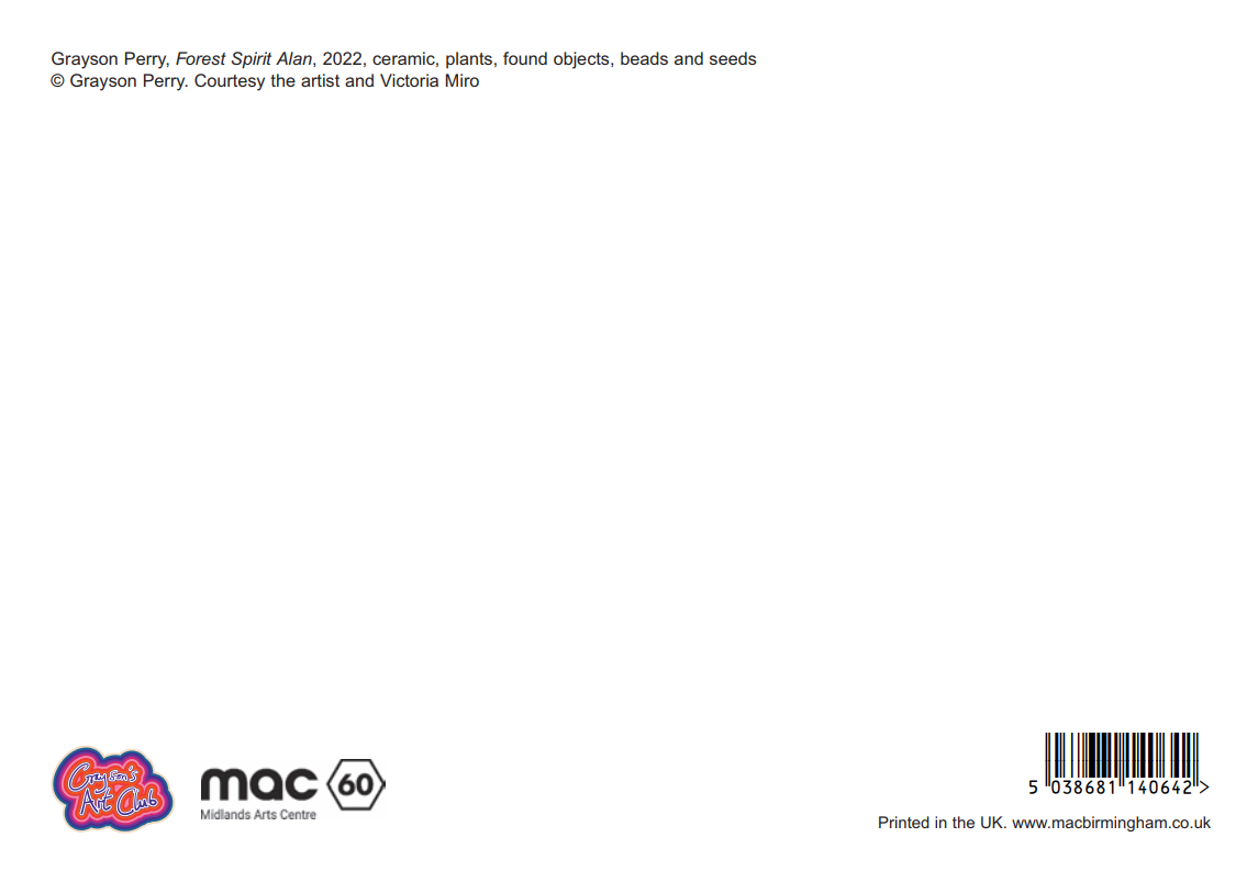 Forest Spirit Alan Planter Grayson’s Art Club Postcard