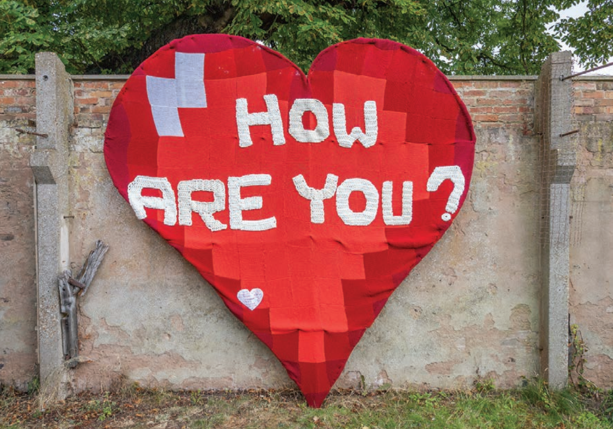 How are You? (Heart) Grayson’s Art Club Postcard