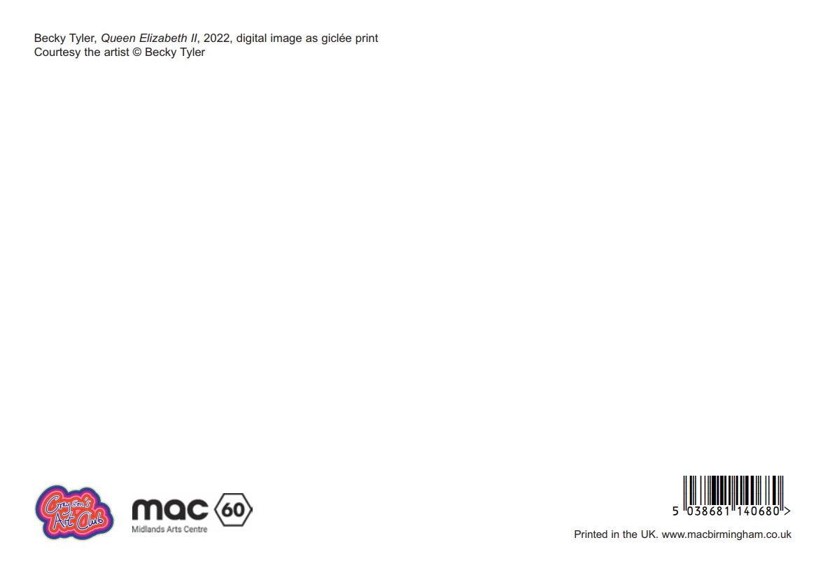 The Queen Grayson’s Art Club Postcard