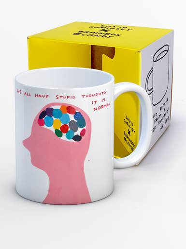 Funny Gift David Shrigley Mug - Stupid Thoughts