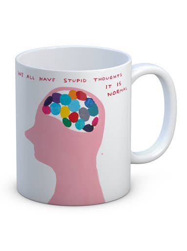 Funny Gift David Shrigley Mug - Stupid Thoughts