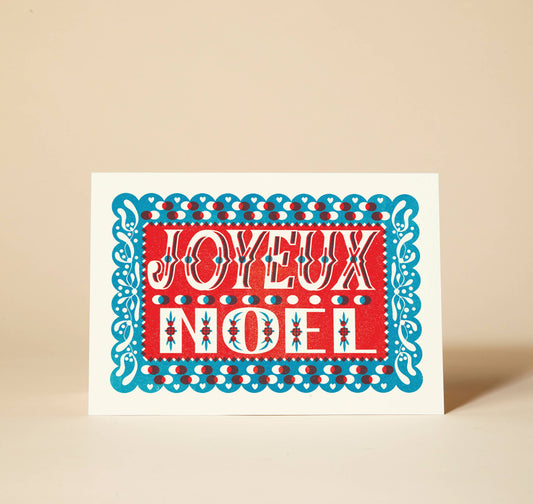 Joyeux Noel Christmas Card