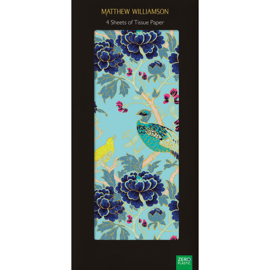 Magnolia Peacock Tissue Paper