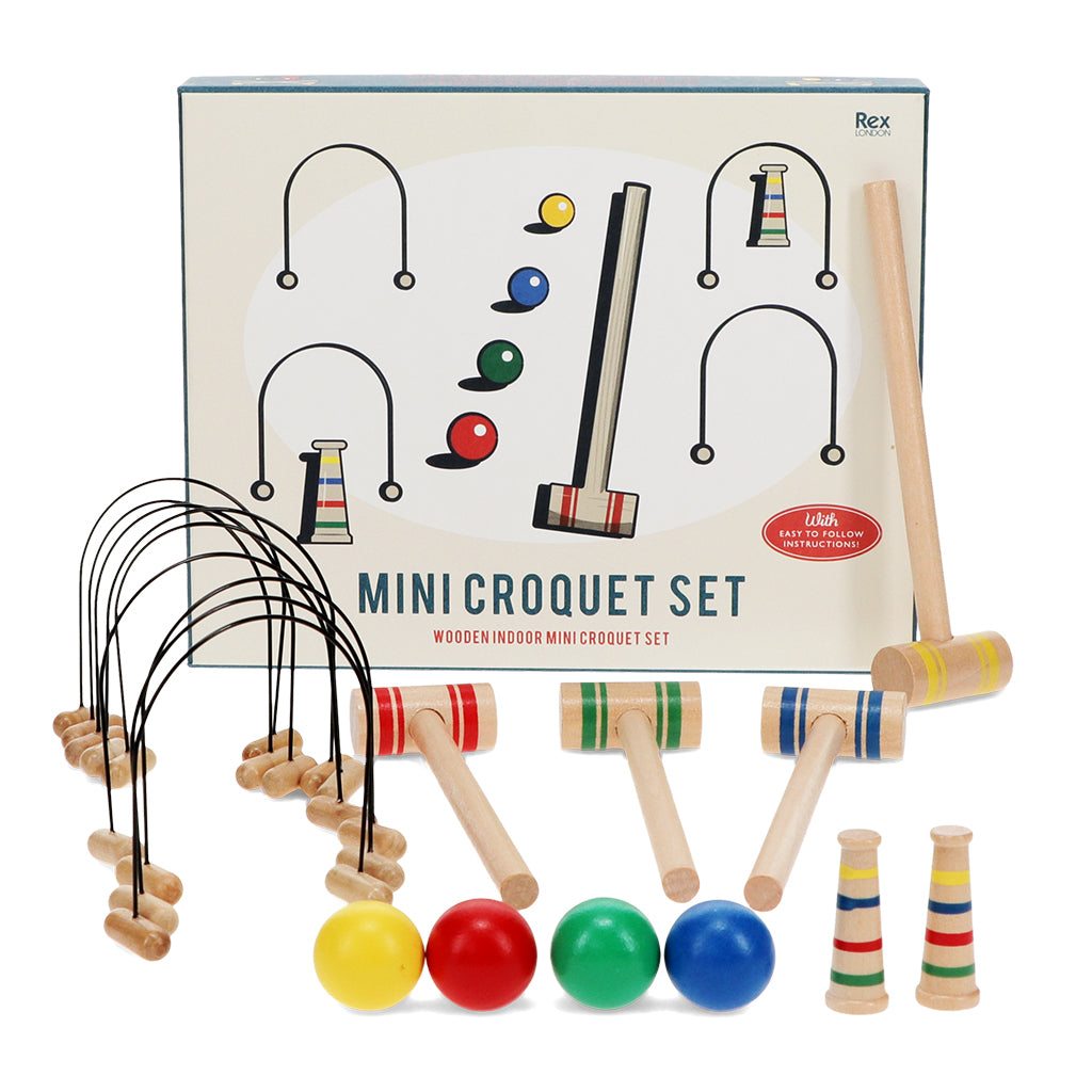 Mini croquet set