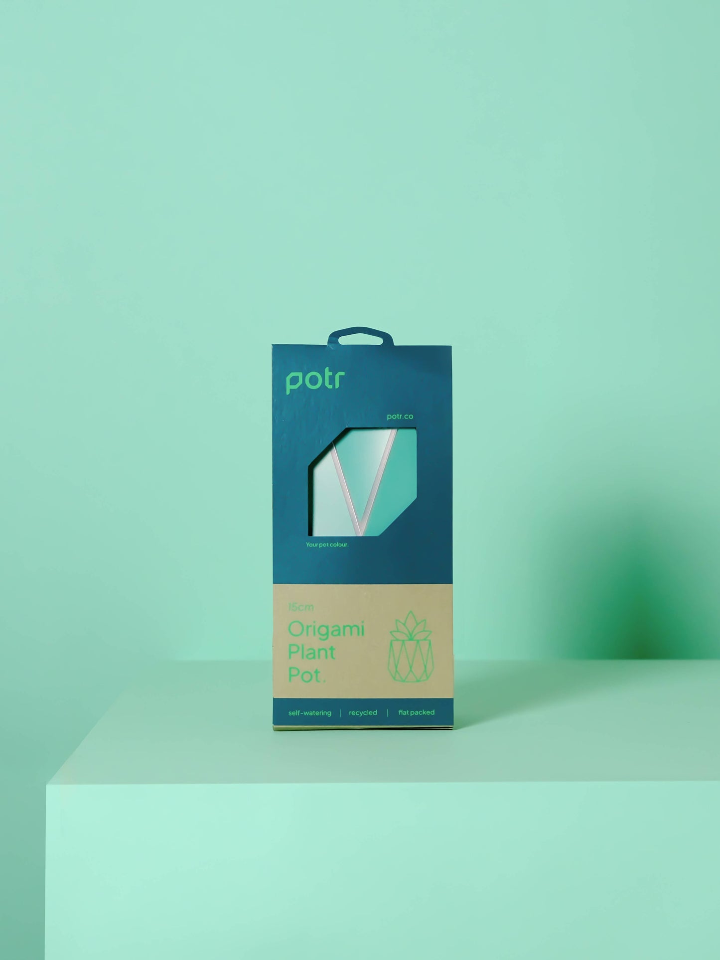 15cm Self-watering POTR | Aqua Blue