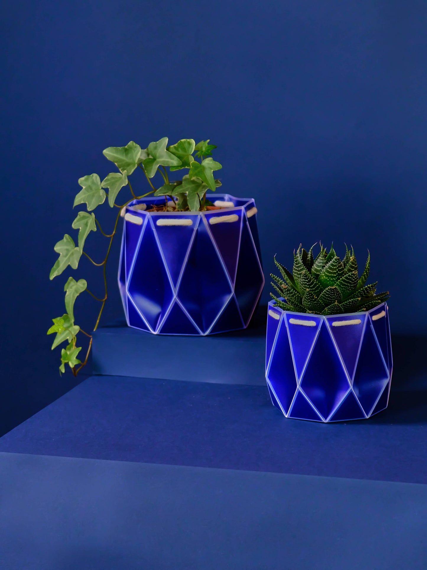 11cm Self-watering POTR | Navy Pot