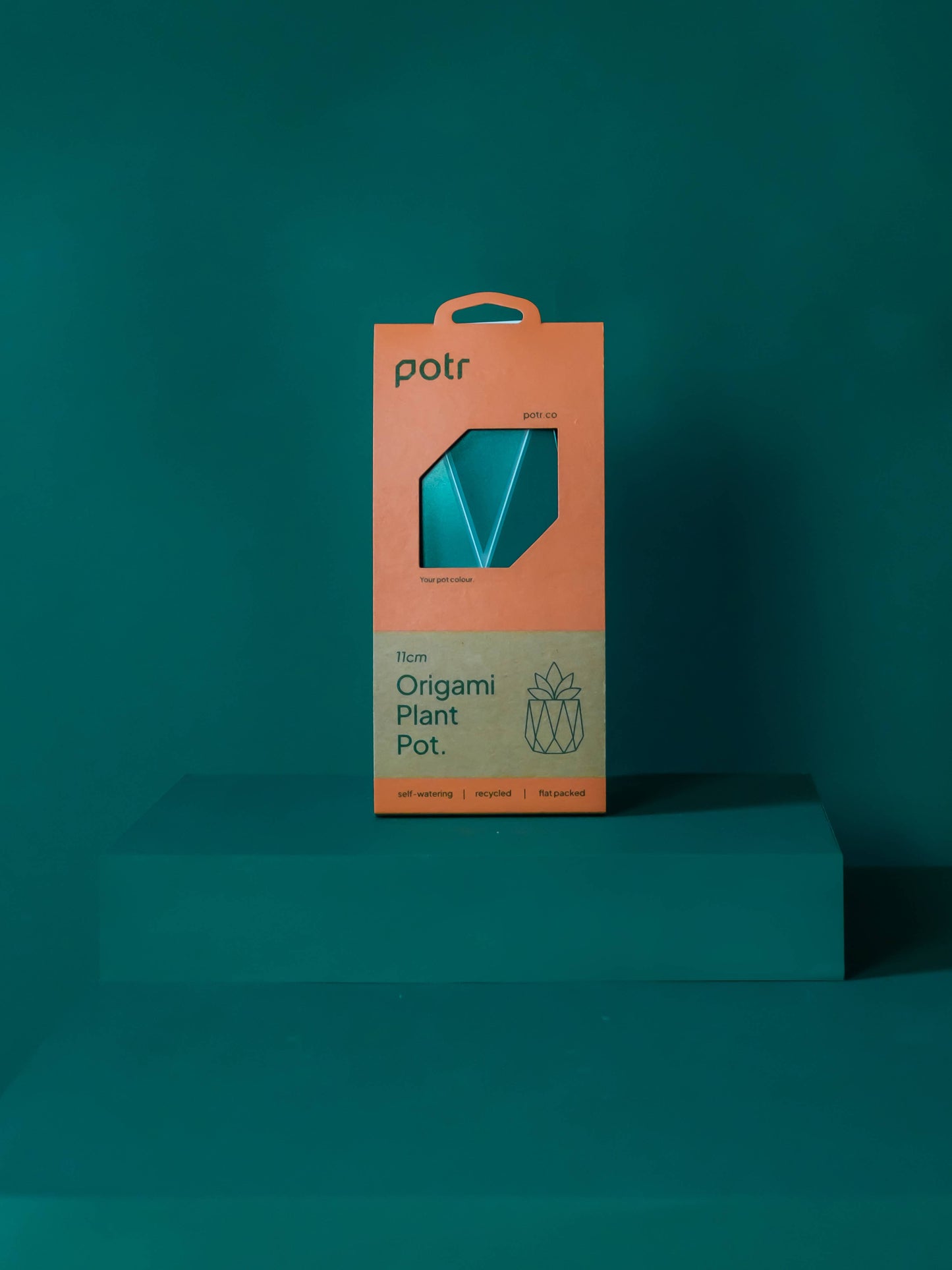 11cm Self-watering POTR | Dark Teal