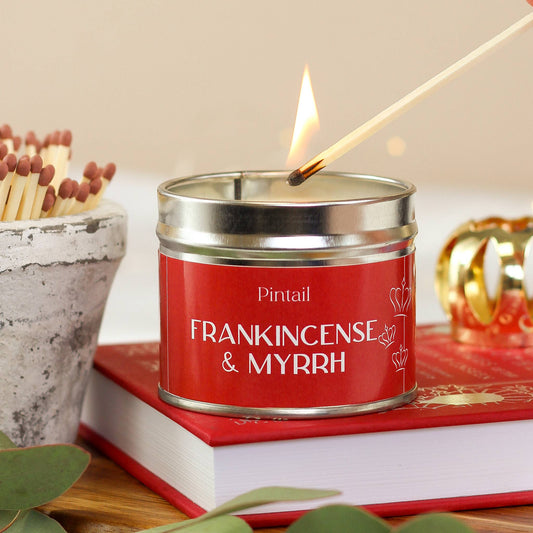 Frankincense & Myrrh Classic Tin Candle