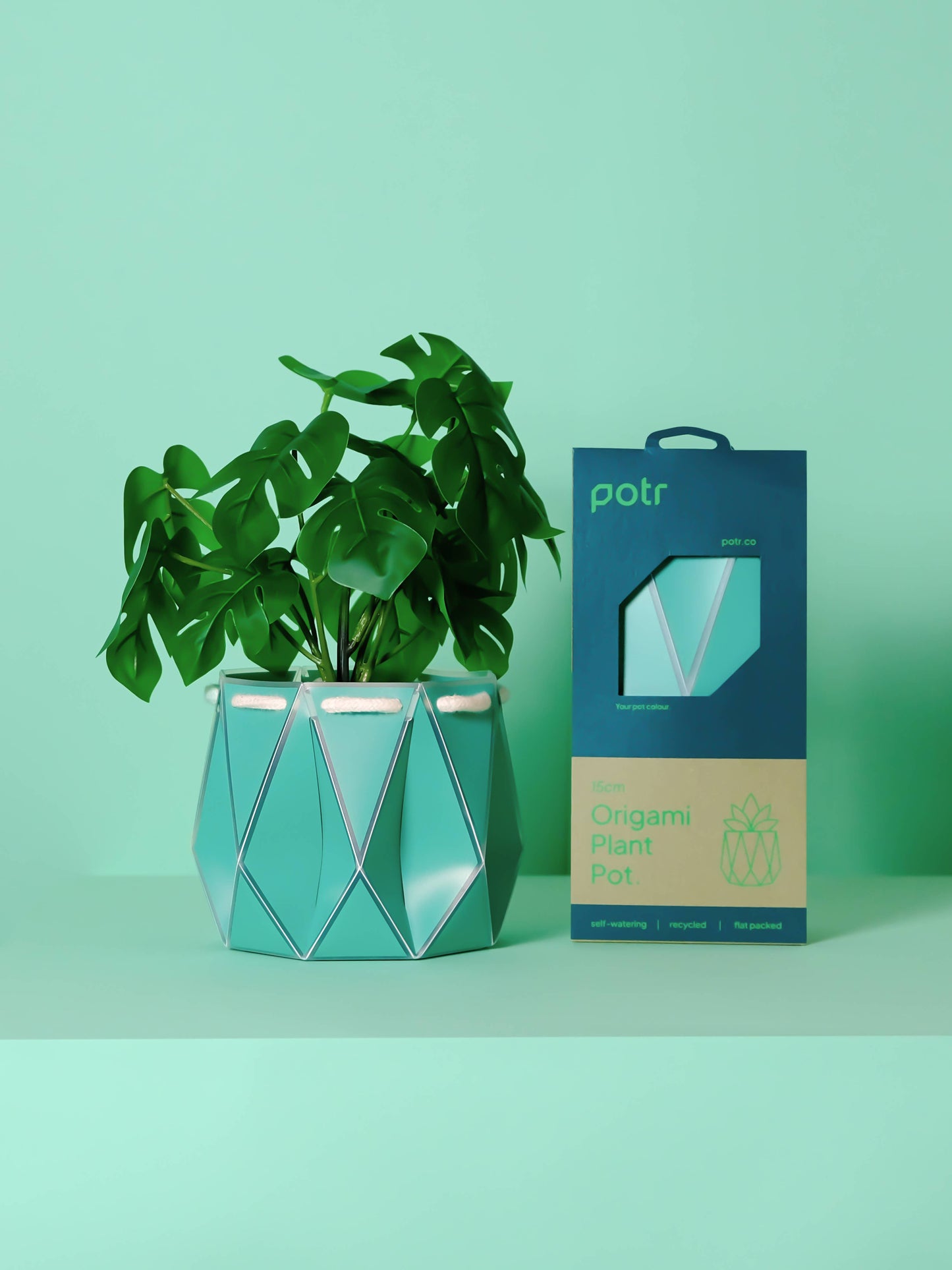 15cm Self-watering POTR | Aqua Blue