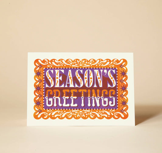 Season's Greetings Christmas Card