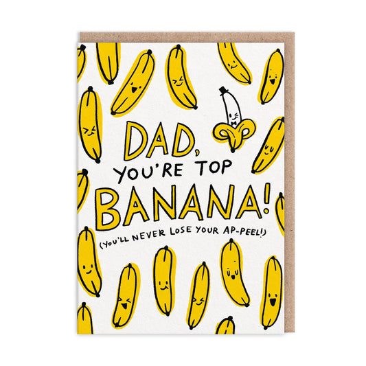 Dad Top Banana Father's Day Card