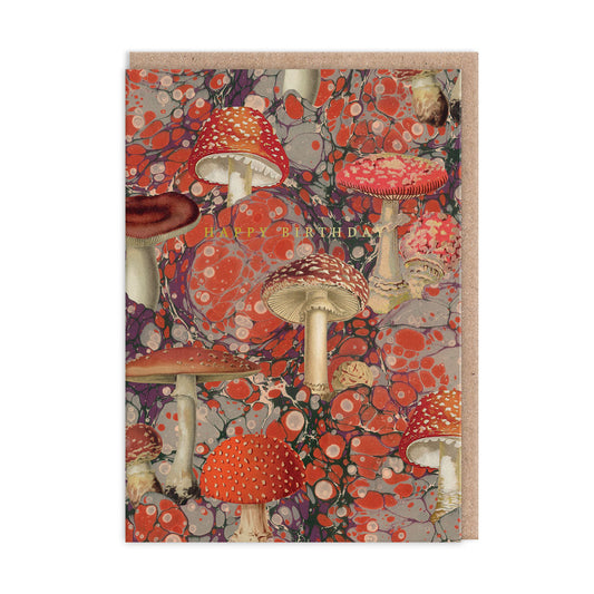 Marble Fungi Greeting Card
