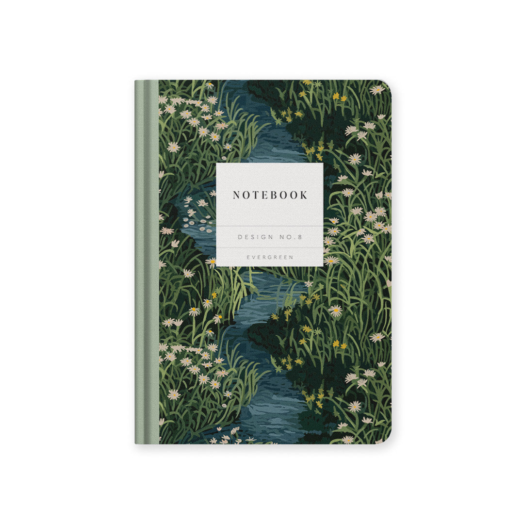 Design No.8 Marsh Daisies Premium Hardback Notebook (A5) (13122)