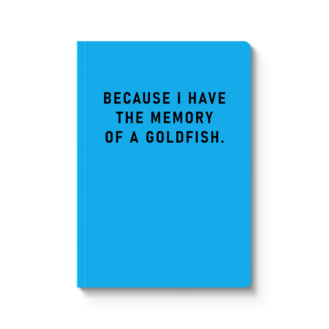Memory Of A Goldfish Paperback Notebook (A5) (9505)
