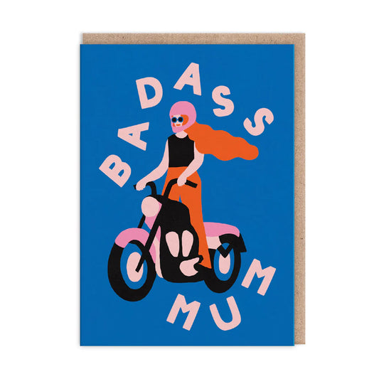 Badass Mum Greeting Card