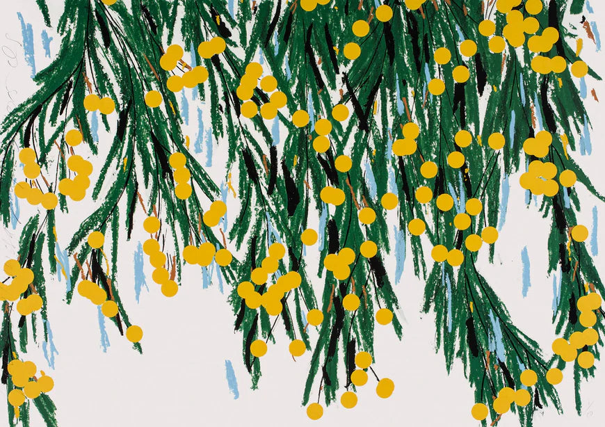 Donald Sultan - Yellow Mimosa