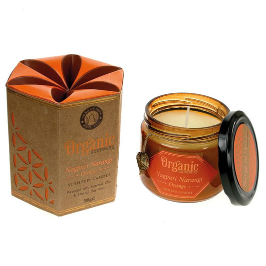 Soy candle Organic Goodness, Nagpuri Narangi Orange