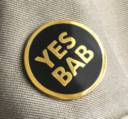 Yes Bab Enamel Pin