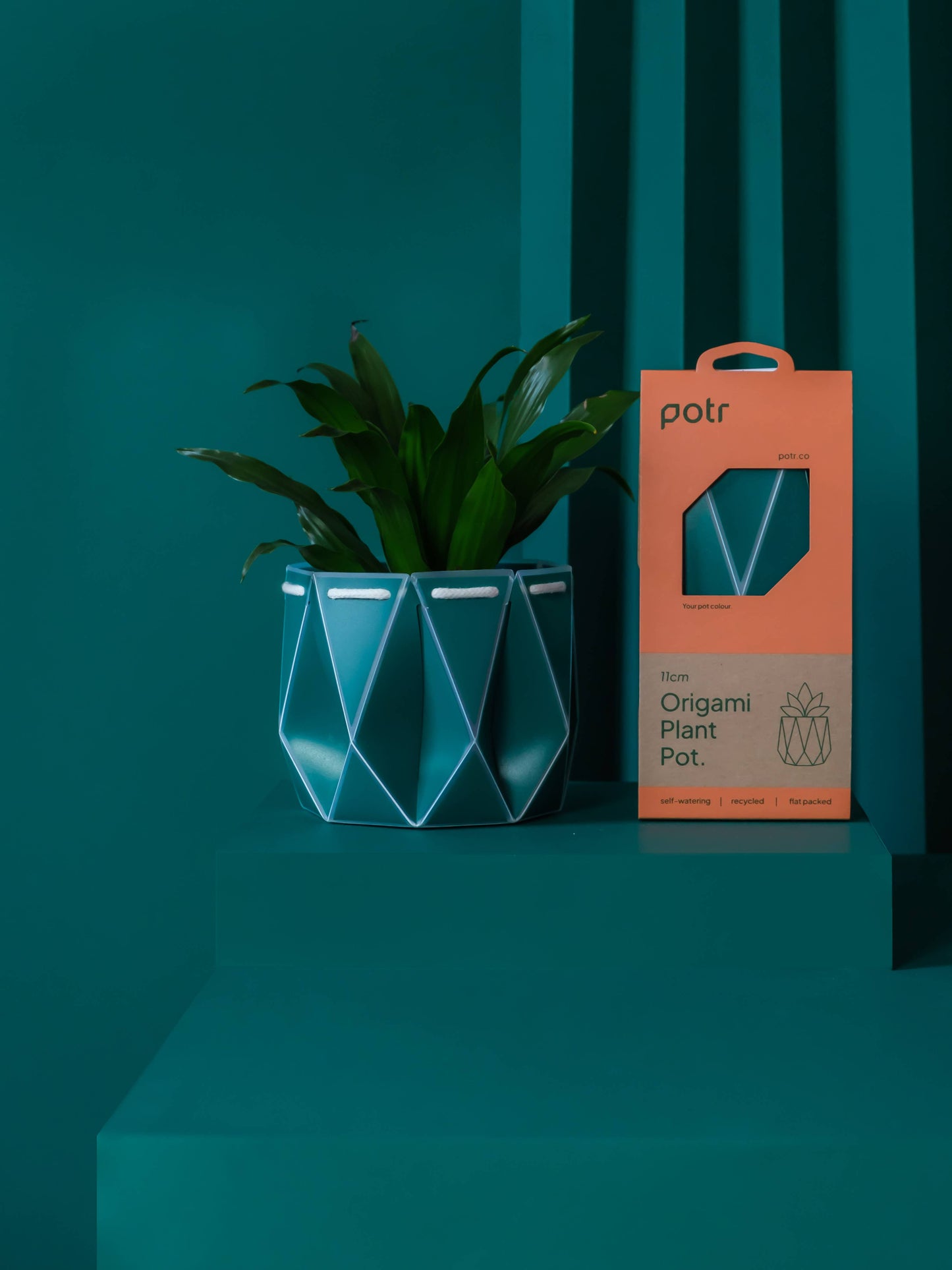 11cm Self-watering POTR | Dark Teal