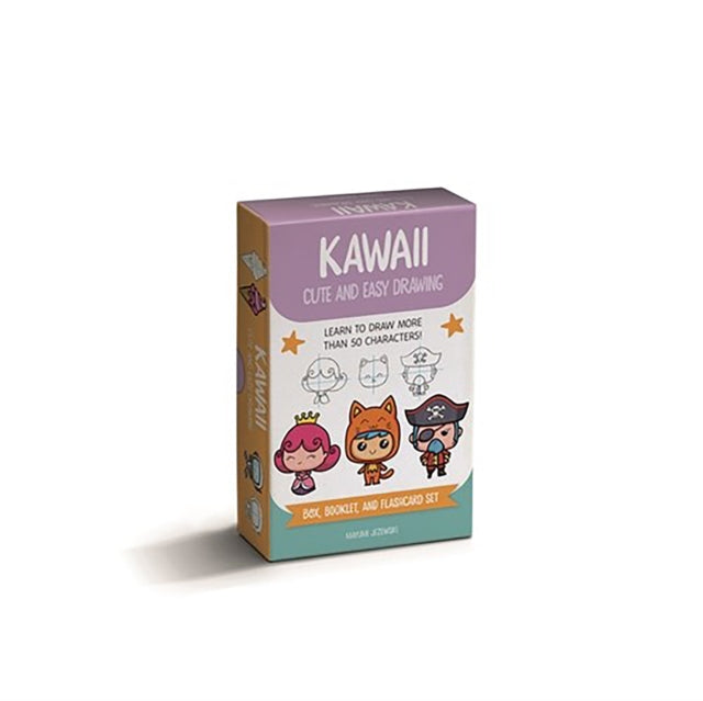 Kawaii Cute and Easy Drawing Deck : Learn to Draw More Than 50 Characters!