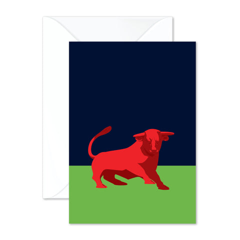 Bullring Bull (Green & Black) Magnet