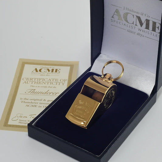 Gold Plated Acme Thunderer No. 58