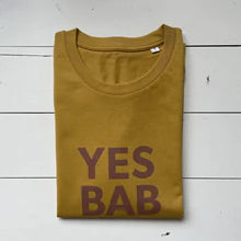 Yes Bab Ochre Kids Tee
