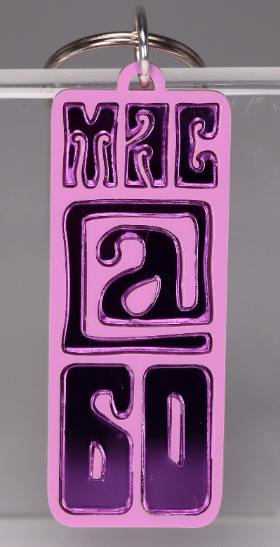 MAC at 60 Keyring - Various Colours
